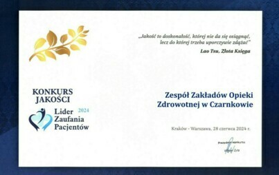 Certyfikat Jakości